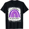 thumbnail image 1 of In November We Wear Purple Epilepsy Awareness T-Shirt Casual Short Sleeve Shirt, 1 of 4