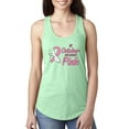 thumbnail image 1 of In October We Wear Pink Awareness Ladies Racerback Tank Top, Mint, X-Large, 1 of 3