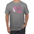 thumbnail image 1 of In October We Wear Pink Awareness Men's Graphic T-Shirt, Heather Grey, Medium, 1 of 3