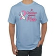 thumbnail image 1 of In October We Wear Pink Awareness Men's Graphic T-Shirt, Light Blue, Small, 1 of 3
