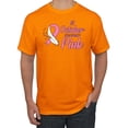 thumbnail image 1 of In October We Wear Pink Awareness Men's Graphic T-Shirt, Orange, X-Large, 1 of 3