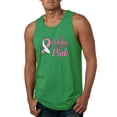 thumbnail image 1 of In October We Wear Pink Awareness Mens Graphic Tank Top, Kelly, Small, 1 of 3