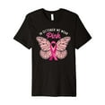 thumbnail image 1 of In October We Wear Pink Butterfly Breast Cancer Awareness Premium T-Shirt, 1 of 5
