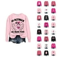 thumbnail image 1 of In October We Wear Pink Halloween Ghost Sweatshirts for Women 2025 Cancer Awareness Sweatshirt Pullover Tops, 1 of 5