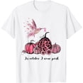 thumbnail image 1 of In October We Wear Pink Hummingbird Breast Cancer Awareness T-Shirt, 1 of 4