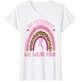 thumbnail image 1 of In October We Wear Pink Leopard Breast Cancer Awareness T-Shirt, 1 of 3