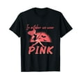 thumbnail image 1 of In October We Wear Pink Ribbon Dinosaur T Rex Ghost Pumpkin T-Shirt, 1 of 5