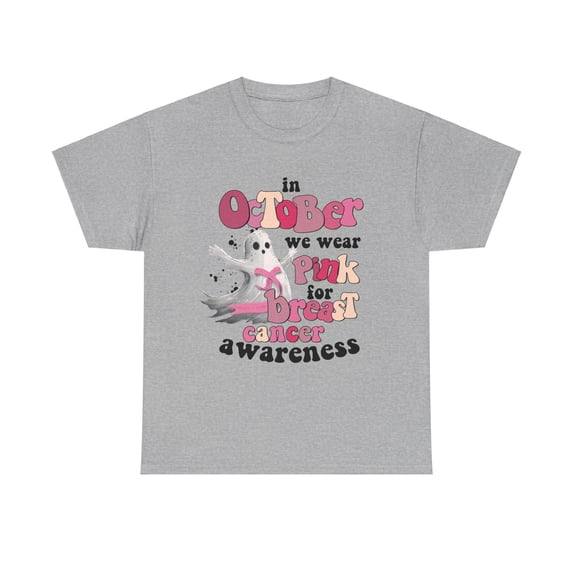 In October We Wear Pink Shirt, Breast Cancer Shirt,Support Tee ID-0730-3FLA