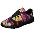 thumbnail image 1 of In October We Wear Pink Skull Shoes Sneakers for Women Men Black Size 7, 1 of 7