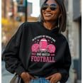 thumbnail image 1 of In October We Wear Pink Sweatshirt, Breast Cancer Awareness Shirt, Football, Pink Football **25% off at checkout until 9/30 Code: VIRGO, 1 of 5
