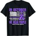 thumbnail image 1 of In October We Wear Purple - Domestic Violence Awareness T-Shirt, 1 of 4