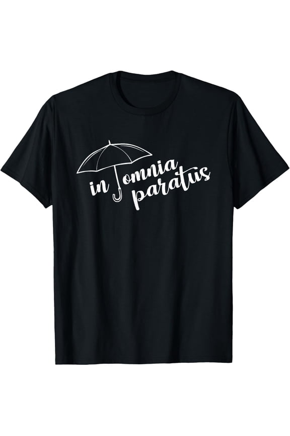 In Omnia Paratus Umbrella T-Shirt