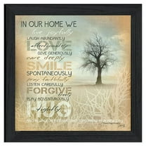 In Our Home by Marla Rae Framed Print Wall Art Wood Multi-Color