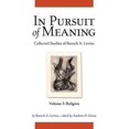 thumbnail image 1 of Pre-Owned In Pursuit of Meaning: Collected Studies of Baruch A. Levine Hardcover, 1 of 1