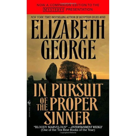 Pre-Owned In Pursuit of the Proper Sinner (Unknown) 0553575104 9780553575101
