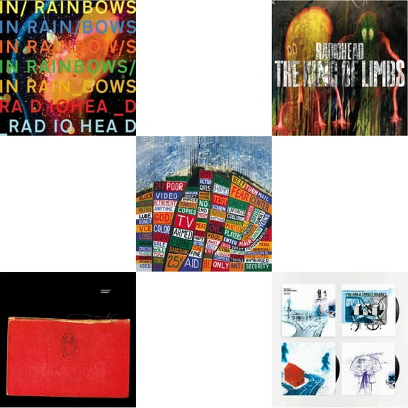 In Rainbows (180G) & Amnesiac (2LP/180G) & Hail To The Thief (2LP/45 RPM/180G) & King Of Limbs (180G) & Ok Computer Oknotok (3LP/180G)