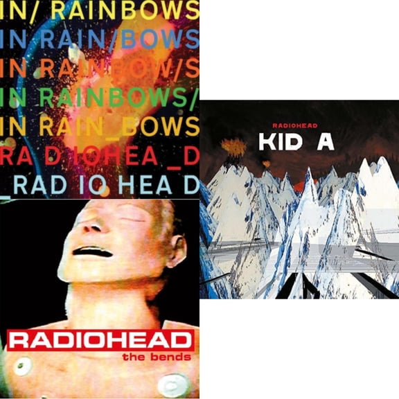 In Rainbows (180G) & Bends (180G) & Kid A (2LP/180G)