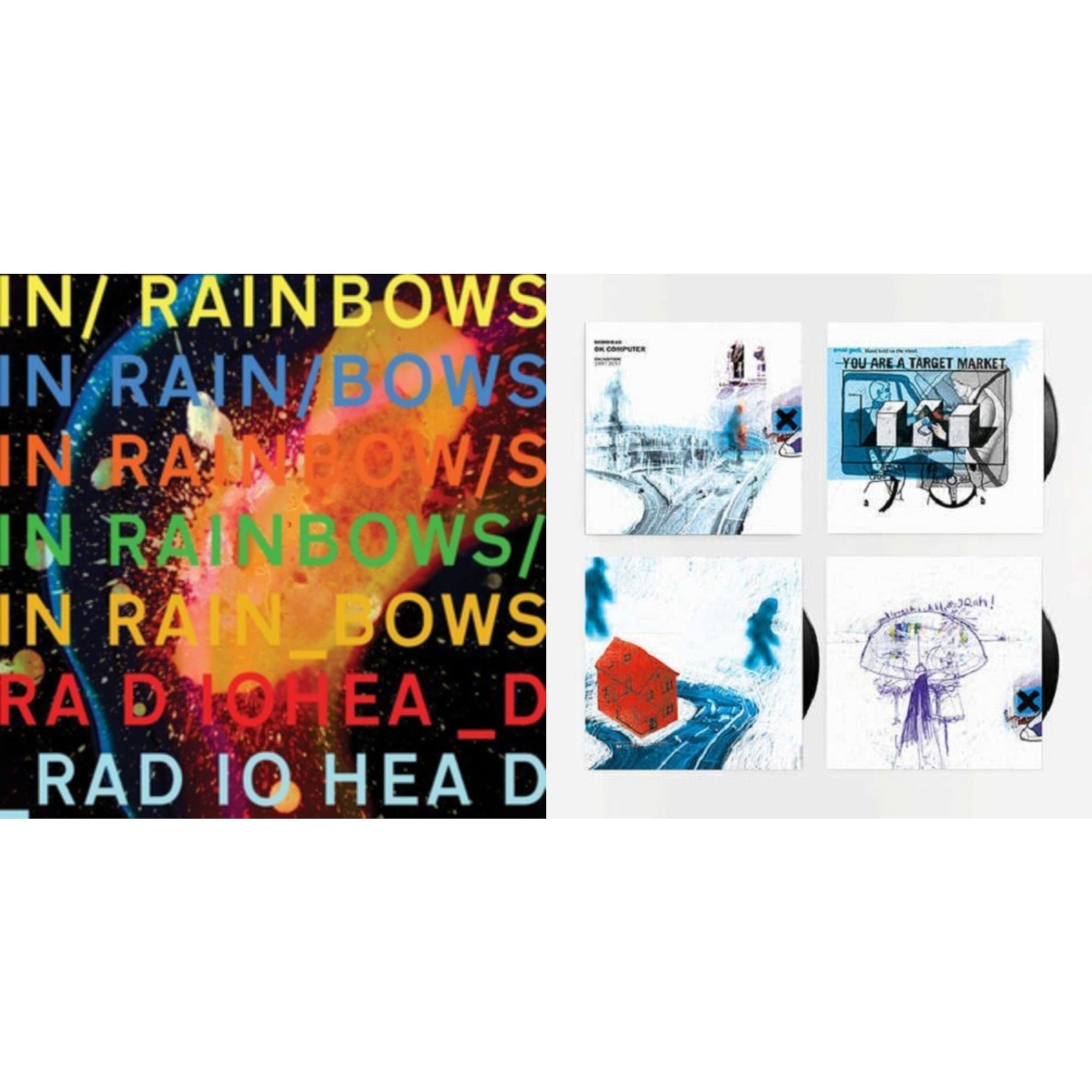 RADIOHEAD OK COMPUTER IN RAINBOWS レコード Amazon.com: Radiohead (In Rainbows / Ok Computer) +