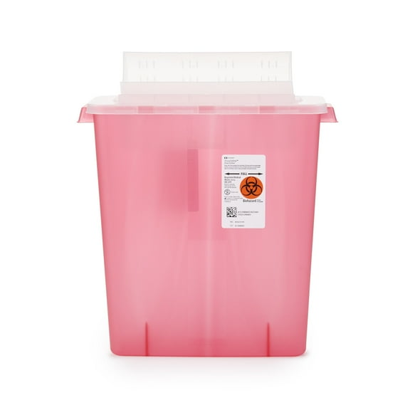 In-Room Sharps Container 3 gal. Horizontal Entry Case of 10