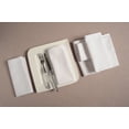thumbnail image 1 of In-Sattva Home 100% Cotton Pure White Checkered Soft Touch Table Napkin Set; Ideal for Family, Get-together, Friends, Parties; Set of 6; 20 X 20, 1 of 3