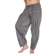 In-Sattva Womens Indian Checkerboard Print Patiala Pants