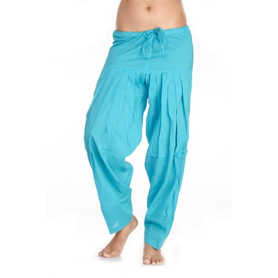 In-Sattva Women's Indian Rich Colored Patiala Pants