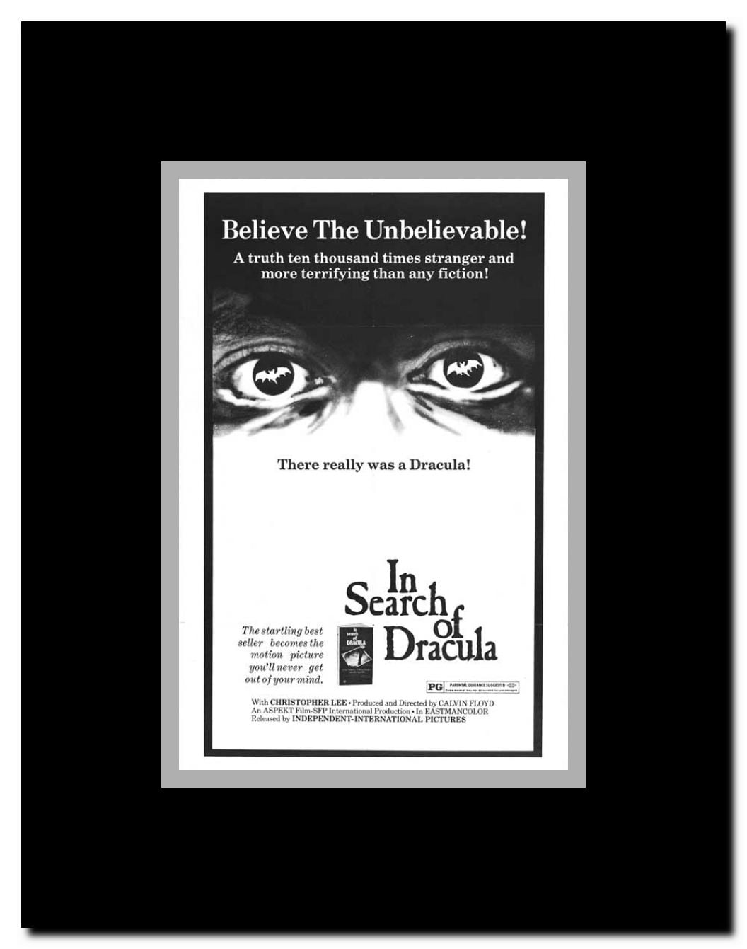 In Search of Dracula Framed Movie Poster