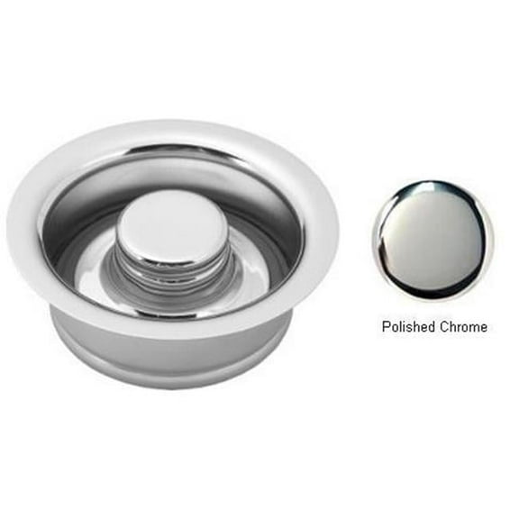 In-Sink-Erator Disposal Flange and Stopper - Polished Chrome