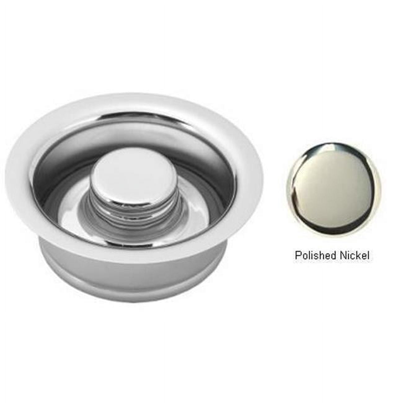 In-Sink-Erator Disposal Flange and Stopper - Polished Nickel