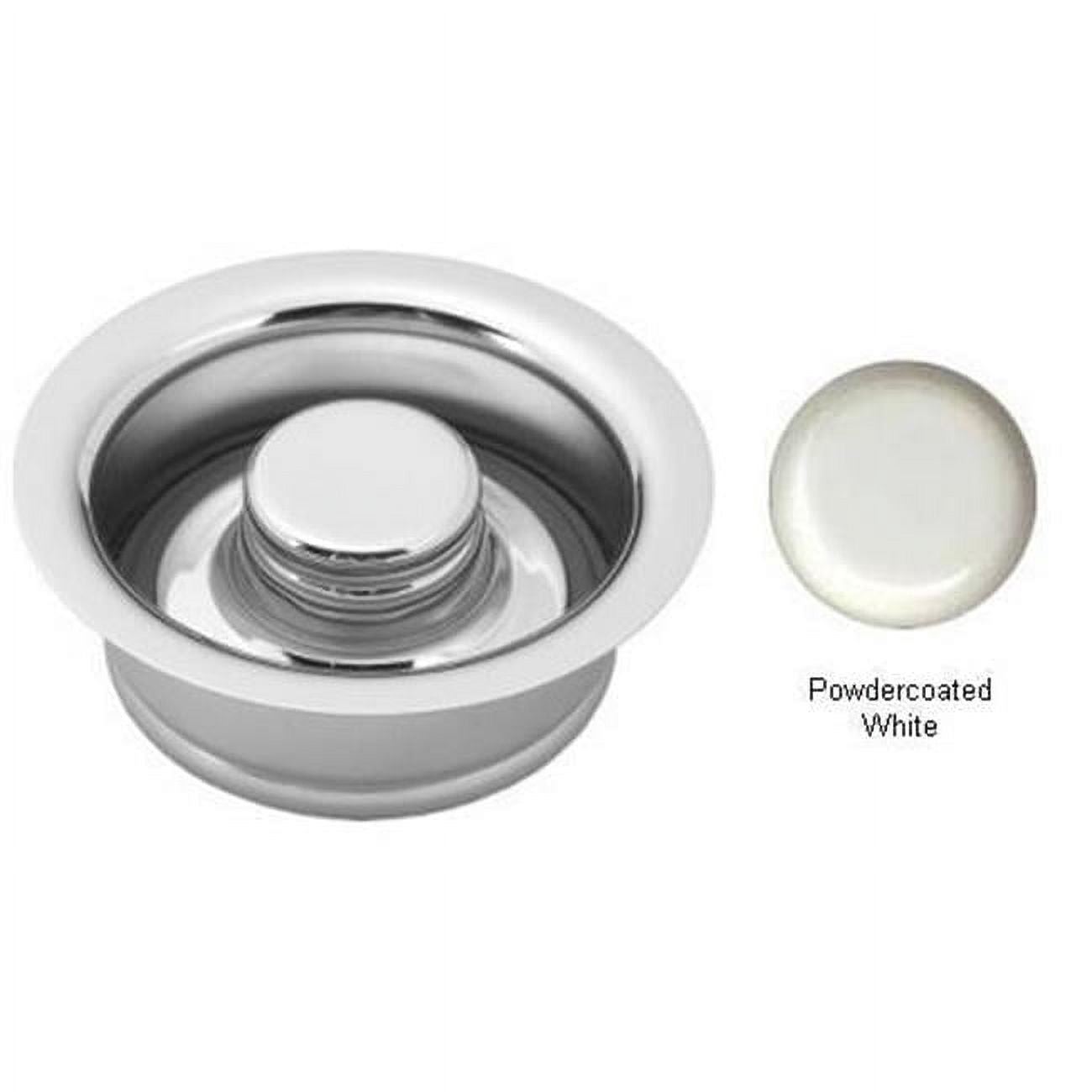 In-Sink-Erator Disposal Flange and Stopper - Powder Coat White