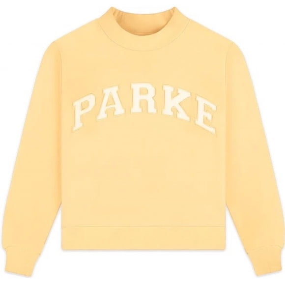 PARKE high-neck sweatshirt with embroidered letters, sports and outdoor top