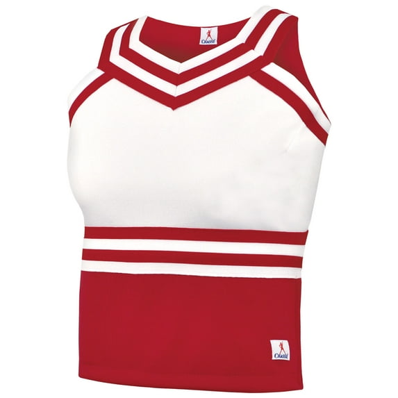 In-Stock Dble Knit Sweet Hrt Shell Top Red XS