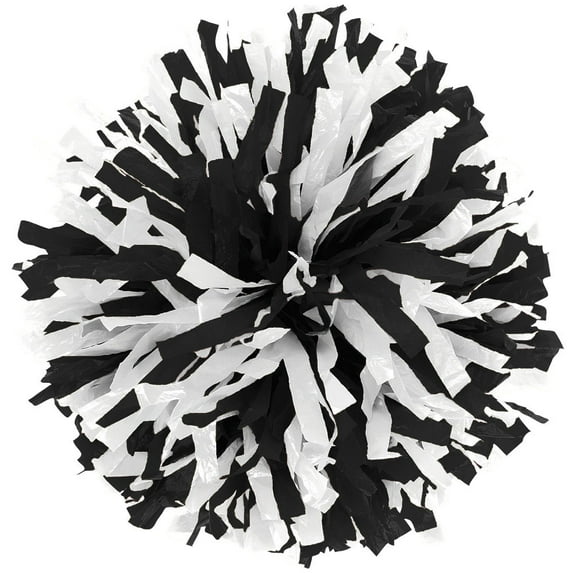 In-Stock Youth Cheerleading Pom Black/Wht