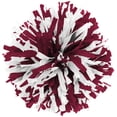 thumbnail image 1 of In-Stock Youth Cheerleading Pom   Maroon/Wht, 1 of 1