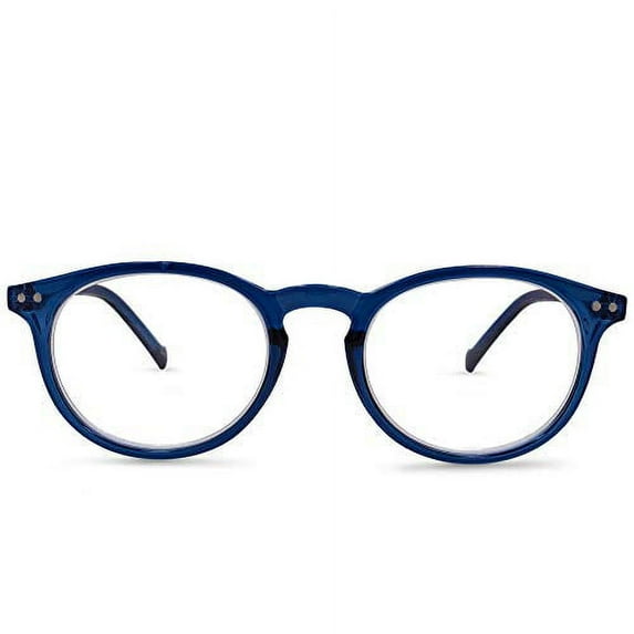 In Style Eyes Flexible Readers, Super Comfortable Lightweight Reading Glasses Blue +1.75