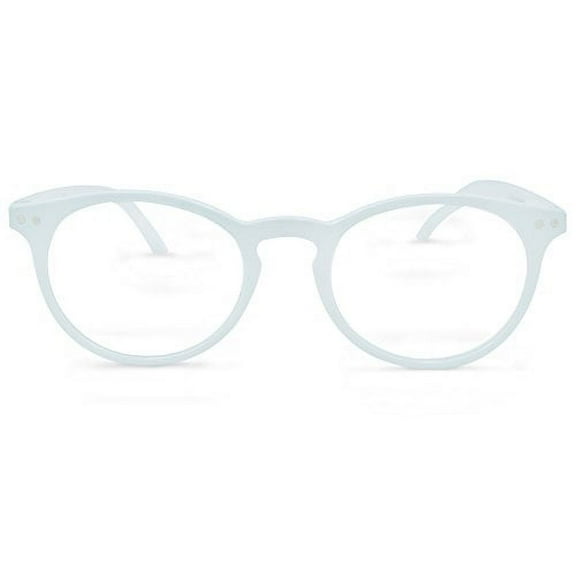 In Style Eyes Flexible Readers, Super Comfortable Lightweight Reading Glasses Solid White +2.50