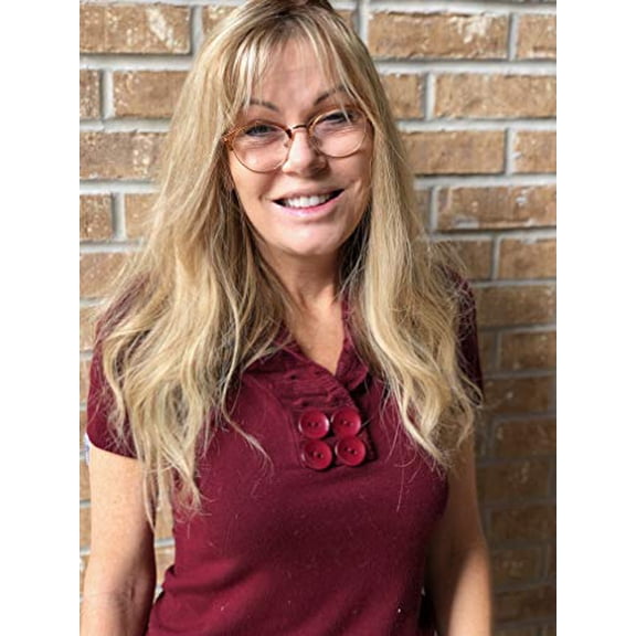 In Style Eyes Rae Clear Reading Glasses (Amber +3.00)