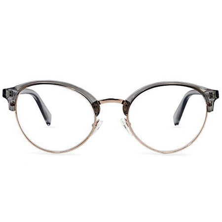 In Style Eyes Rae Clear Reading Glasses (Grey +1.50)