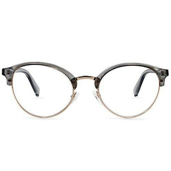 In Style Eyes Rae Clear Reading Glasses (Grey +2.00)