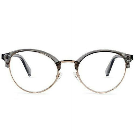 In Style Eyes Rae Clear Reading Glasses (Grey +3.00)