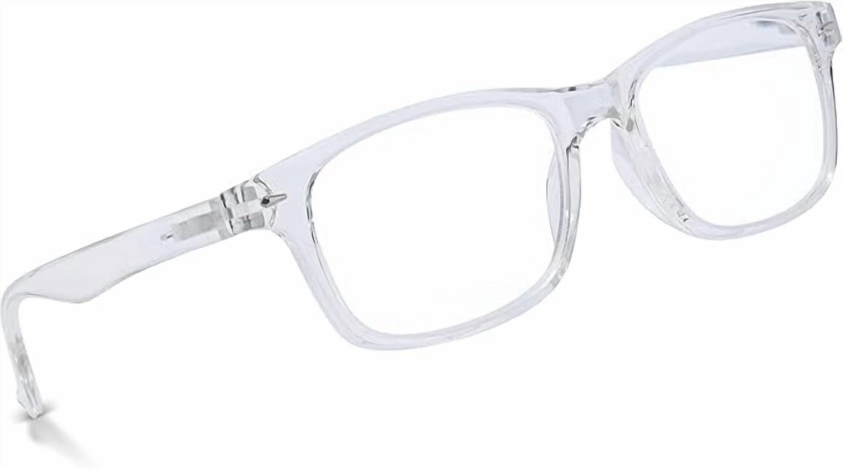 In Style Eyes Super Strong Men's Reading Glasses - Non-Polarized Single Vision Plastic Classic, 5.0x Clear Tint, 1 Pair