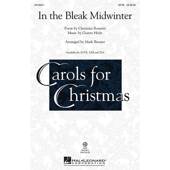 In The Bleak Midwinter Choirtrax Cd