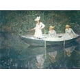 thumbnail image 1 of In The Boat Monet - CANVAS OR FINE PRINT WALL ART, 1 of 1