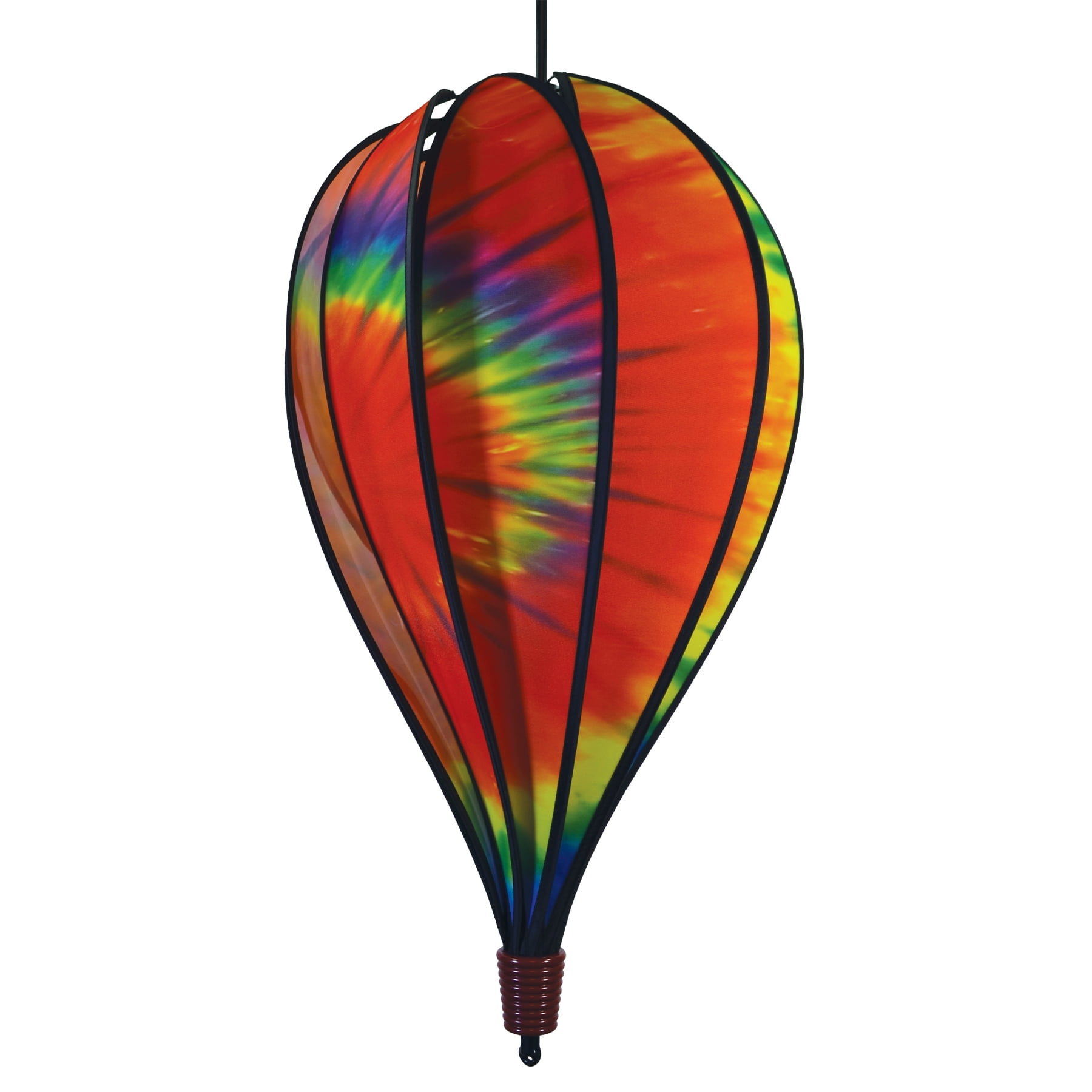 Colorful Tie Dye Hot Air Balloon Spinner 25" x 14"