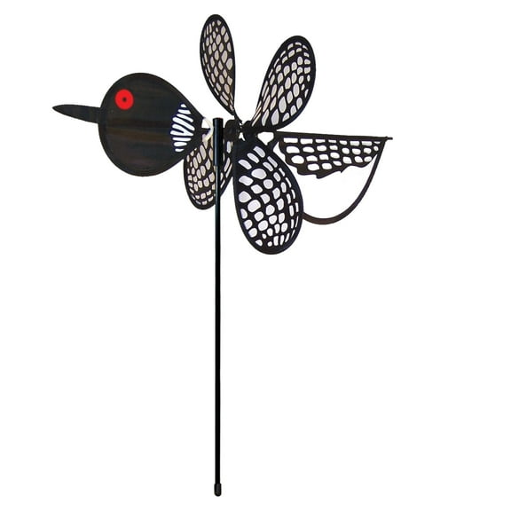 In the Breeze 2810 — Baby Bird Loon Spinner — Garden Wind Spinner Decoration