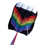In The Breeze 3068   7.5 Rainbow Parafoil   Colorful Single-Line Foil Kite   Great Travel Kite