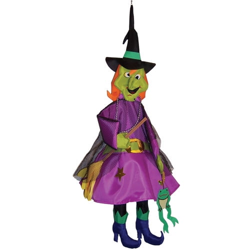Halloween Witch Wind Friend Windsock Decoration New