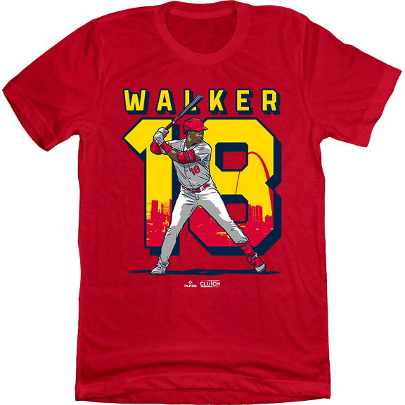 In The Clutch Jordan Walker Unisex T-Shirt, St. Louis Baseball, Red, M