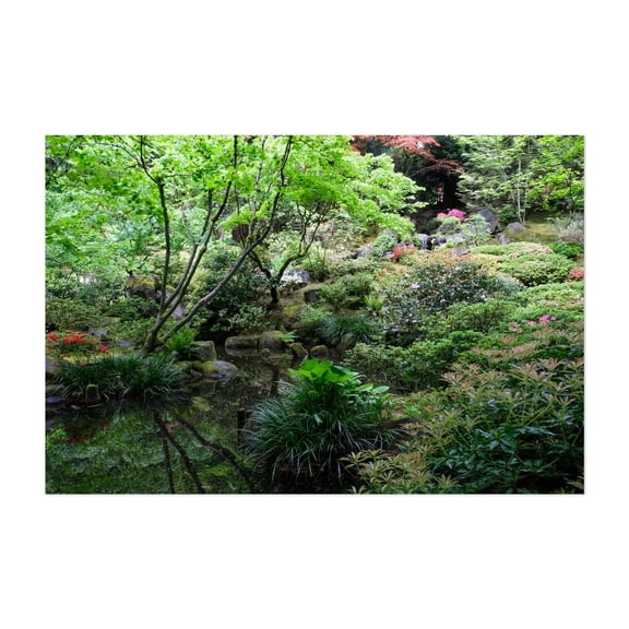 In The Depths Of The Natural - Portland Oregon Photography Garden Nature Botanical Floral Scenic Zen Unframed Wall Art Print 5 x 7 inches