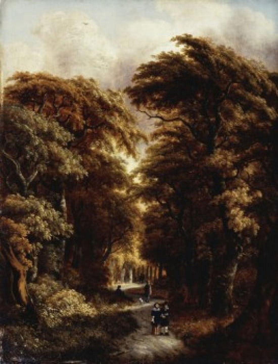 In The Forest Gillis Rombouts (1630-1678 Dutch) Oil On Canvas Pushkin Museum of Fine Arts Moscow Russia Canvas Art - Gillis Rombouts (24 x 36)